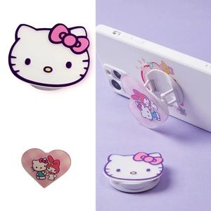 Hello kitty phone grip stand up holder . Set of 2 NEW